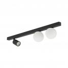 TKLighting - CEILING LAMP VOX 10001 1XGU10 + 2XG9 BLACK 10001-E
