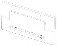 VIMAR - 14654.20 - Plate 4M techn. matt silver (2)