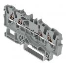 WAGO - Terminal GRAY 1.5mm2 4-wire SCREWLESS TOPJOB® S  2001-1401
