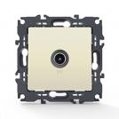 ACA LIGHTING - Телевизионна розетка PRIME слонова кост 1000114002