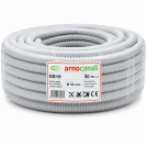 ARNOCANALI - Гофрирана тръба вън. Ф20мм вътр. ф16мм 350N клас 2242 цвят Сив армирана FLEX 30м GS16