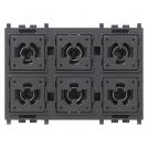 VIMAR - 6 бутонен механизъм за автоматизация home autom.control Flat 3M - 01485.AX
