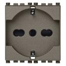 VIMAR - 19210.M - 2P+E 16A universal outlet Metal