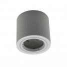 V-TAC - GU10 Fitting Round Gypsum With Aluminium Ring White SKU 3667 VT-716 