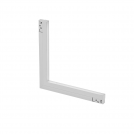 ACA LIGHTING - LED MAGNETIC TRACK LIGHT WITH VERTICAL INNER BEND 48V DC 20W 3000K 1600LM 110° OSRAM RA90 L330*330MM LUCCA90IN2030W