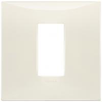 VIMAR - 09661.02 cover plate - 1 centered module ivory color NEVE UP