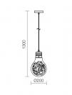 SMARTER - pendant luminaire  SNOOT  01-888 E27, 42W (1)