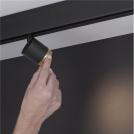 NOVA LUCE - Spot for magnetic system  D: 5.5 H: 14.3cm.  9010163  BREDA MAGNETIC ⚡ LED 10W ⚡ DC48V ⚡ 955Lm ⚡ Ra >90 ⚡ 3000K ⚡ IP20 ✴ Black 