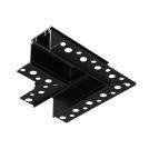 ULTRALUX - Horizontal L-connector for recessed mounting deep rails black LMST30HK