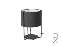 FARO - DRUM Black structure table lamp 24020+2P0522