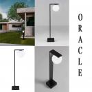 NOVA LUCE - Bollard  L:12, W:89.8, H:59.8 cm.   9060246  ORACLE ⚡ LED 8W ⚡ 326Lm ⚡ 3000К ⚡ 220-240V ⚡ IP65 ✴  Sandy Black