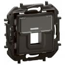 LEGRAND - Socket for RJ45 Keystone Black Niloe New NP170BK