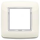 VIMAR - 20672.C02 - Round plate 2M Bright antique white
