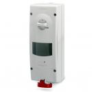 SCAME - Industrial socket 3P+N+E 32A IP66/67 with mechanical locking and 6 DIN modules Advance 2 series 568.3287
