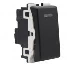 ELMARK - 27002 - ONE BUTTON ONE WAY SWITCH WITH LIGHT ANTHRACITE LECCE 