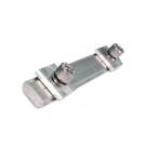 ACA LIGHTING - CONNECTOR FOR ALUMINIUM RAIL SET WITH SCREWS NSCONRAIL
