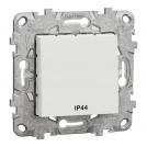 SCHNEIDER ELECTRIC - NU528218 New Unica - Two-way switch IP44 10A screwless 2modules white