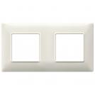 VIMAR - 14643.06 - Plate 4M (2+2) 71mm techn.granite white