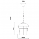 ACA LIGHTING - Пендел Vintage EG166211PB (1)
