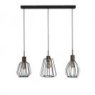SEARCHLIGHT - Ceiling Pendant MELBOURNE 24053-3BK E27 3x60W (1)