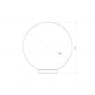 ATRA -  Park lamp 6720 Ф200х215 E27 IP44 12W (1)