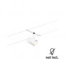 PAULMANN - 94468  CorDuo cable system Cup single spot✴Ф5.8см⚡GU5.3 max.10W~12V✴white matt/chrome