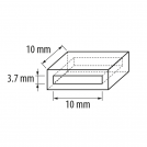ULTRALUX - ST10 SILICONE CAP FOR LED STRIP, 10MM, IP67,10PCS (1)