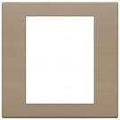 VIMAR - 22668.21 - Plate 8M leather Savannah
