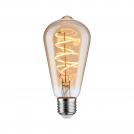 PAULMANN - 28953   Vintage Edition Standard 230V LED bulb ST64 ⚡ E27 ⚡ 250lm ⚡ 5W ⚡ 1800K dimmable ✴ Gold