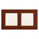 PANASONIC - Двойна рамка Дърво череша Karre plus WKTF08023WK (1)