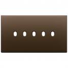 VIMAR - Plate 5Mx5 BS Vintage brushed darkbronze - 22679.5.12