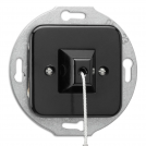 THPG - Pull switch alternation with cord bakelite black 173114