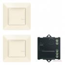 LEGRAND - 752250 Valena Life with NETATMO Pack ready to use - 2 way switch with micromodule Cream