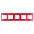 ELMARK - 190606 - CITY FIVEFOLD PANEL RED