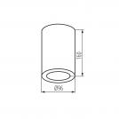 KANLUX - Ceiling-mounted spotlight fitting AQILO E27 IP65 DSO-W - 36644 (3)