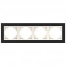 EFAPEL - FOUR GANG FRAME GRANITE/PEARL 90940 TGP LOGUS 90 Petra