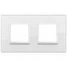 VIMAR - 21643.87 - Plate 4M (2+2) 71mm total white diamond
