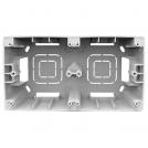 ACA LIGHTING - Рамка двойна за външен монтаж PRIME Бяла 1000118101