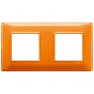 VIMAR - 14643.48 - Plate 4M (2+2) 71mm Reflex orange