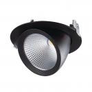 KANLUX - Downlight fitting math black HIMA 22844 LED 33W 4000K
