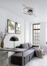 TRIO - Плафон с дистанционно, смяна на цветна температура MONTILLA 643010332 54W 6300lm, 2700 - 6000K черен (5)