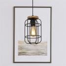 SEARCHLIGHT - Pendant 81953-1BK Vision ⚡1 х 60W⚡E27 (2)