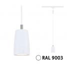 PAULMANN - Пендел за шина 95626 URail pendant Сover ⏺GU10 max. 10W dimmable 230V ⏺Бял