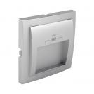 EFAPEL - Face plate for Dual USB port ALUMINIUM 90673 TAL LOGUS 90
