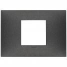 VIMAR - 09672.14 cover plate - 2 centered module matt carbon color NEVE UP