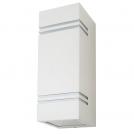 V-TAC - Wall Fiting Square White Body 2 Way IP44 SKU: 7543 VT-7662