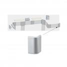 PAULMANN - 70274 LED Strip Profile Duo Connector End Cap 2-Pack✴ Aluminium Matt