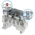ABB - Редова клема СИВА 4мм2 с предпазител 24V ZS4-SF1-R2 серия SNK 1SNK508413R0000