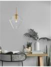 NOVA LUCE - pendant luminaire PRISMA 9426731  LED E27 1x12 W, IP20 Bulb Excluded  D: 23 H1: 35 H2: 122 cm