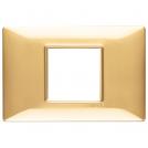 VIMAR - 14652.24 - Plate 2centrM techn. polished gold